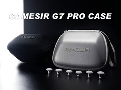 GameSir G7 Pro-bärväskan levereras med tre par tumstickor. (Bildkälla: GameSir)