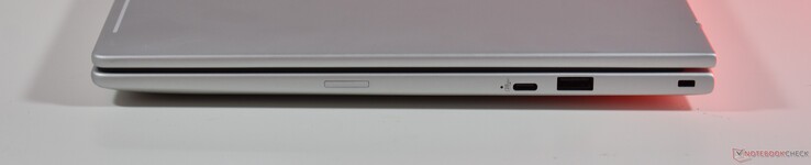 rätt: USB-C 3.2 Gen 2, USB A 3.2 Gen 1, Kensington Lock Slot