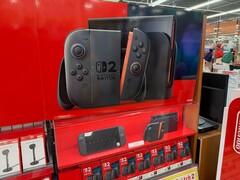 Nintendo Switch 2 detaljhandelsdisplay (Bildkälla: Nintendeal X-konto)