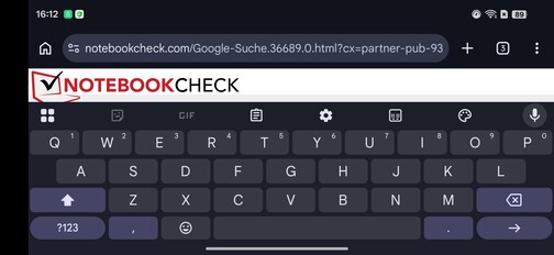 Oppo Find X9s Pro: Standardtangentbord