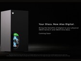 En affisch som lyfter fram initiativet Xbox Disc to Digital