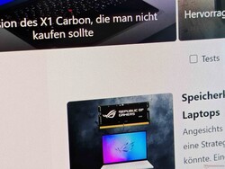 Tydligt synlig rastereffekt (något förstärkt av kameran)