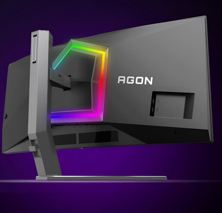 Spelmonitorn Agon Pro har RGB-belysning.