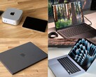 Collage av Apple Mac mini, MacBook Air och MacBook Pro-uppsättningar som kan likna den kommande M5-serien (Bildkälla: Notebookcheck)