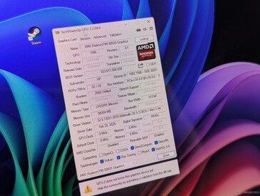 GPU-Z visar den adresserbara VRAM-kapaciteten efter att ha ställt in den på 96 GB