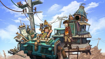 Bild: En skärmdump från spelet Deponia.