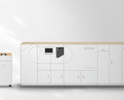 Maskinerna Epson PaperLab Q-5000 och Q-40 återvinner begagnat papper till nytt papper. (Bildkälla: Epson Japan)