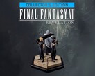 Statyer från Final Fantasy 7 Revelation Collector's Edition visas