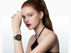 Watch 4S kostar för närvarande $ 70 på AliExpress. På bilden: en kampanjbild av smartklockan. (Bildkälla: Haylou)