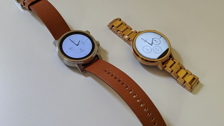 Moto 360 Gen 3 (vänster) och Gen 2 (höger)