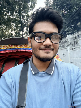 Hur glasögonen ser ut framifrån