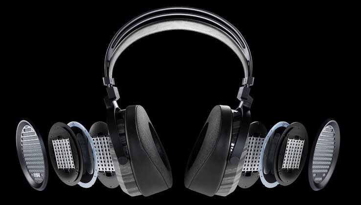 VSX Immersion One-hörlurarna har plana membran med en tjocklek på en mikrometer. (Bildkälla: Steven Slate Audio)