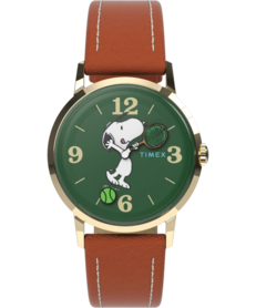 Peanuts x Timex Marlin Hand-Wound Snoopy Tennis TW2V88800 framsida