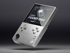 Ayaneo Pocket DMG i det senaste färgalternativet Bright Silver. (Bildkälla: Ayaneo)