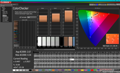 ColorChecker före kalibrering