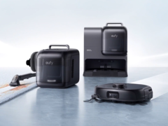 De nya eufy Robot Vacuum Omni E25 och E28 (ovan) har en rullmopp. (Bildkälla: eufy)