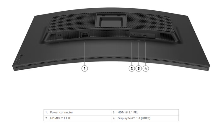 Legion 32Q-2c har dessutom ett ergonomiskt stativ.
