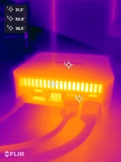 Geekom A5 Pro stresstest (baksida)