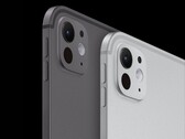 Apple iPad Pro M5 i färgerna space black och silver, med sin tunna kropp och en enda bakre kamera. (Bildkälla: Apple)