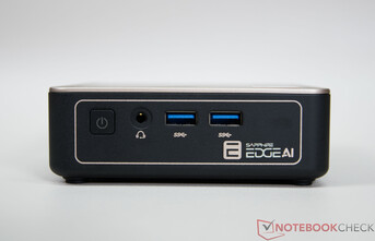 Sapphire Edge AI - Anslutningar på framsidan
