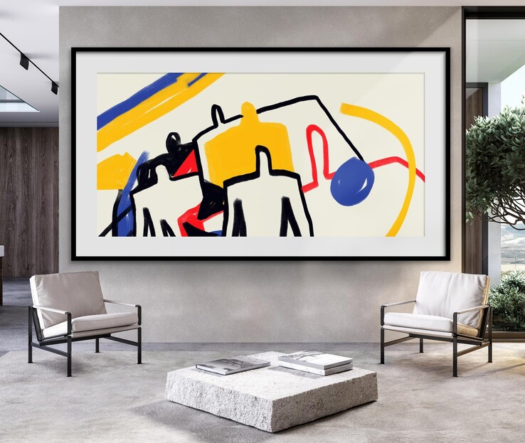 LG Magnit Active Micro LED-displayen kan visa ett urval av konstverk när den inte används aktivt. (Bildkälla: LG)