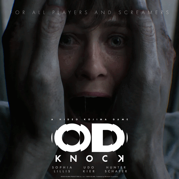 OD har en ny undertitel: Knacka i teaser-trailern (Bildkälla: Kojima Productions)