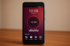 Ubuntu Touch smartphone AI-rendering, Ubuntu Touch 24.04-1.0 släppt (Bildkälla: Skapad med hjälp av OpenAI)
