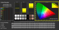 CalMAN - ColorChecker kalibrerad