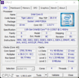 Systeminformation: CPU-Z CPU