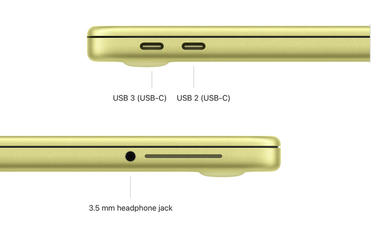 MacBook Neo saknar MagSafe och levereras med en 20 W nätadapter i USA.