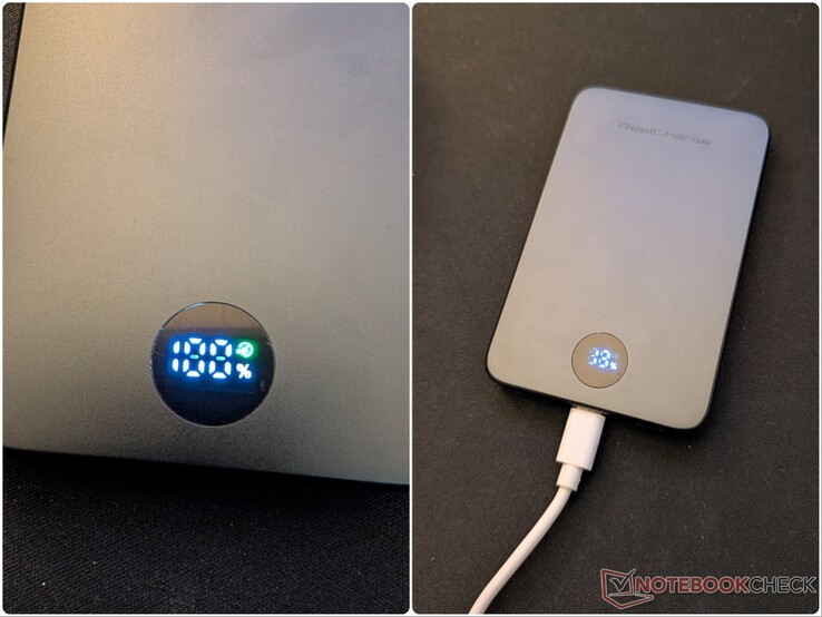 Den tidiga versionen av powerbanken på 5 000 mAh hade viss ljusläckage från LED-lamporna.