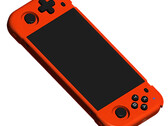 XU40 H55 ser ut att vara modellerad på Switch Lite men med en omplacerad d-pad och vänster joystick. (Bildkälla: XU Retro via Retro Handhelds)