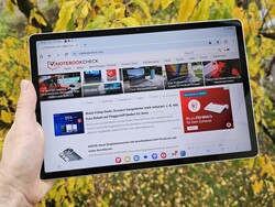 Samsung Galaxy Tab S9 FE+ i test. Tillhandahålls av Samsung Tyskland.