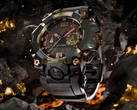 Reklambild för Casio Mudmaster "Magma Gold"-klockan