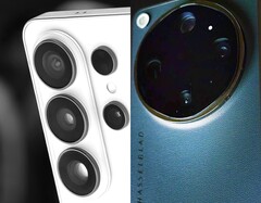 Galaxy S26 Ultra bredvid Oppo Find X9 Ultra.