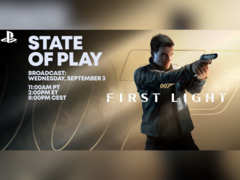 En miniatyrbild från 007: First Light&#039;s State of Play-affisch (bildkälla: PlayStation YT)