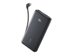Anker 22,5W Power Bank med USB-C-portar och inbyggd USB-C-kabel (ovan) har listats hos Verizon. (Bildkälla: Verizon)