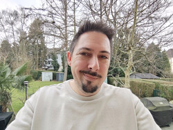 En selfie med Poco Pad X1