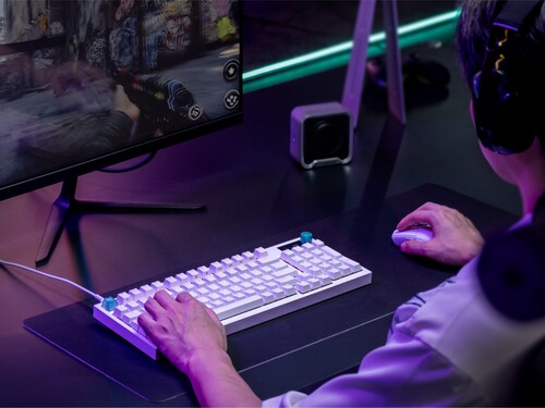 Speltangentbordet Logitech G316 X i vitt