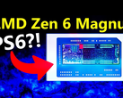 En skärmdump som visar vad som kan vara en Zen 6 APU (bildkälla: Moore's Law Is Dead YouTube-kanal)