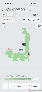 Översikt i Mova-appen