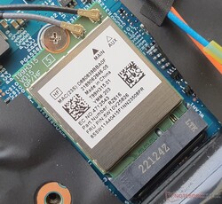 AMD/MediaTek RZ616: Wi-Fi 6-modulen installerad