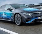 Solid-state-batteriet i denna EQS gör det möjligt att köra 620 mil på en laddning. (Bildkälla: Mercedes)