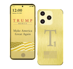 Trump Mobile T1-smarttelefonen (bilden) lanserades inte i de utlovade lanseringsfönstren i september. (Bildkälla: Trump Mobile)