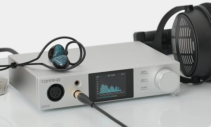 Topping DX5 II DAC har en kraftfull förstärkare som kan driva hörlurar med hög impedans. (Bildkälla: Topping)