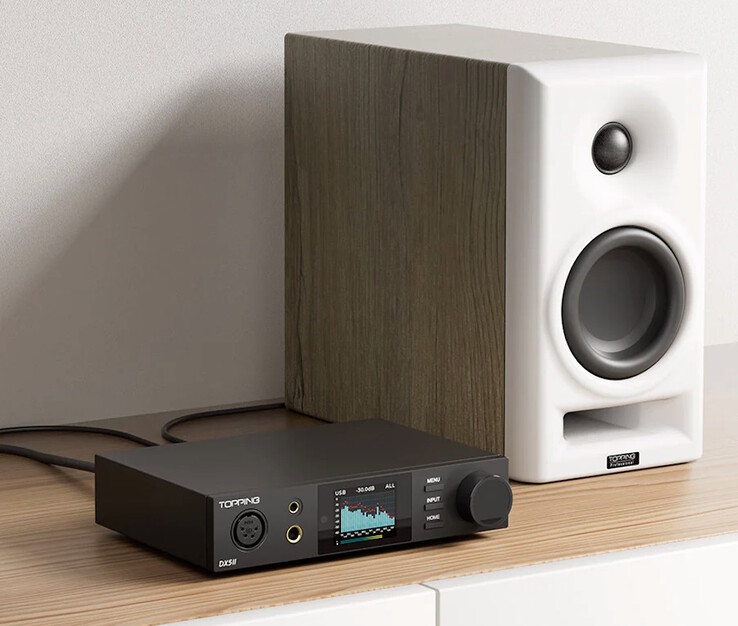 Topping DX5 II DAC har ett preamp-läge för användning med aktiva externa högtalare. (Bildkälla: Topping)