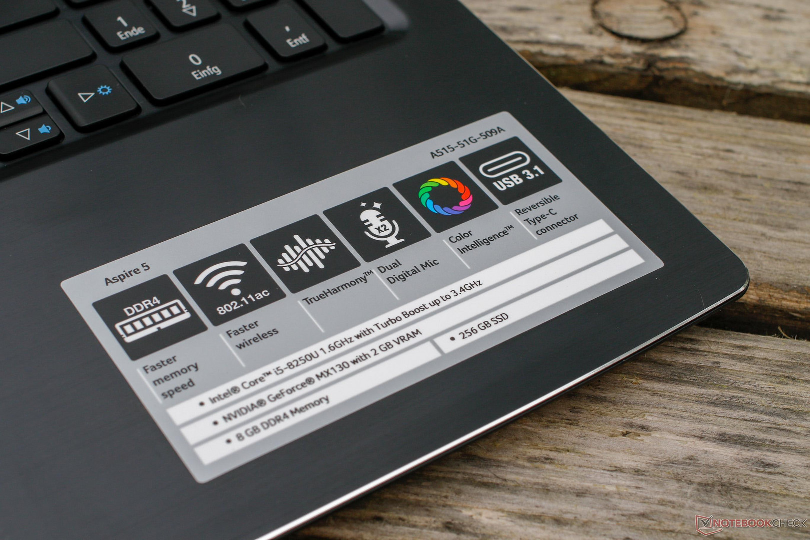 Test: Acer Aspire 5 A515-51G-509A (8250U, MX130, FHD ...