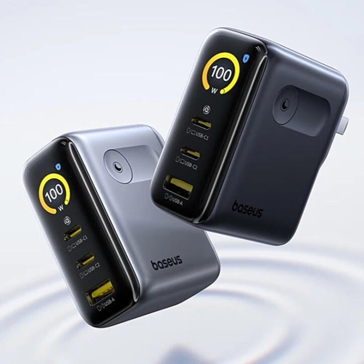 Baseus nya snabbladdare PicoGo med digital display, 100 W. (Bildkälla: Baseus)