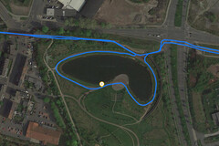 GPS-Test: Samsung Galaxy Tab S5e – Cykeltur runt en sjö