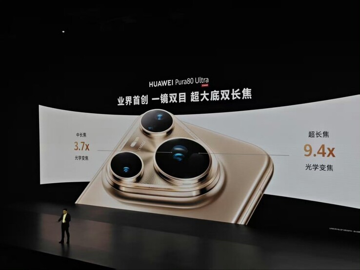 Huawei Pura 80 Ultra teleobjektiv (bildkälla: Ice Universe on X)